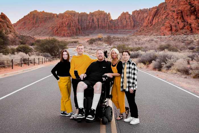 From left: Haylie, Dubbie, Shawn, Carrie and Max.